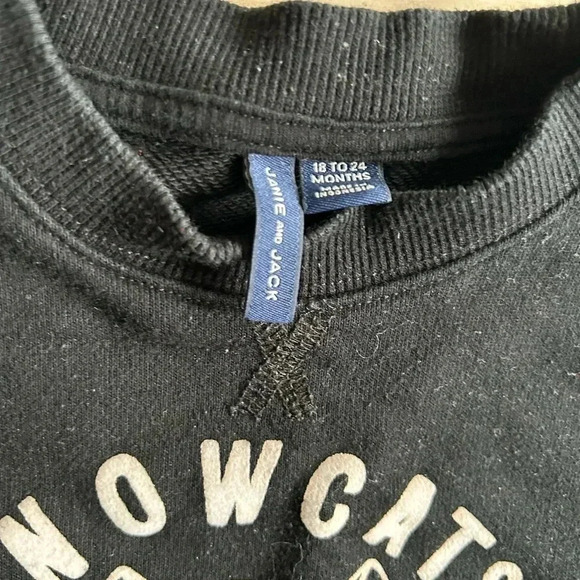 Janie & Jack snow cats sweatshirt - Picture 4 of 5